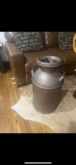 Metal Milk Barrel