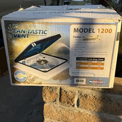 Fan-tastic vent with fan model 1200