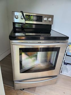 Samsung stainless Steel electric.