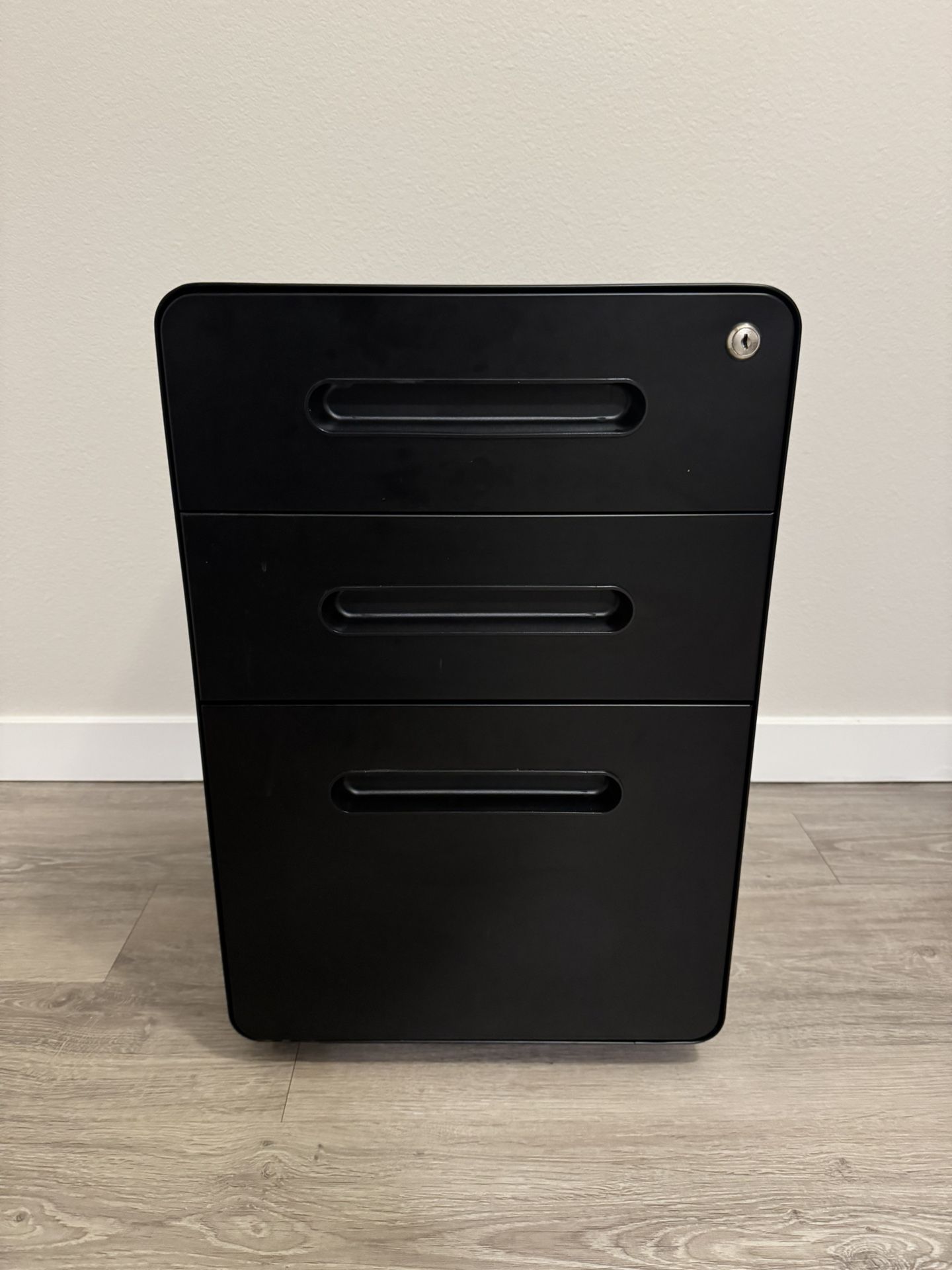 Yitahome Black Rolling Filing Cabinet