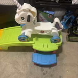 Unicorn roller coaster step two