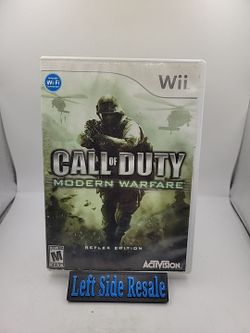 Call of Duty : Modern Warfare - Reflex Edition - ( Nintendo Wii , 2009 ) - CIB -