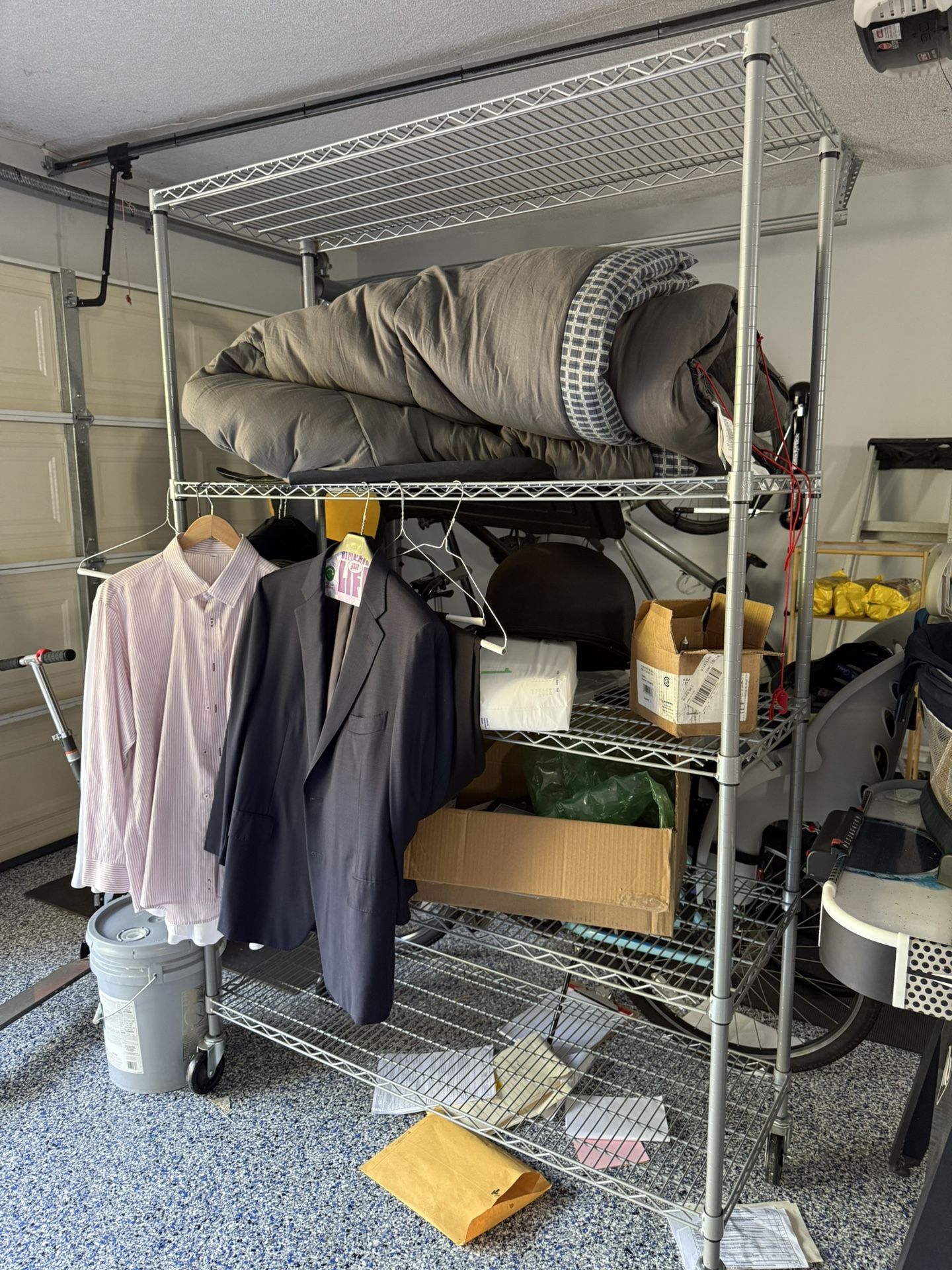 5 Level Metal Shelving