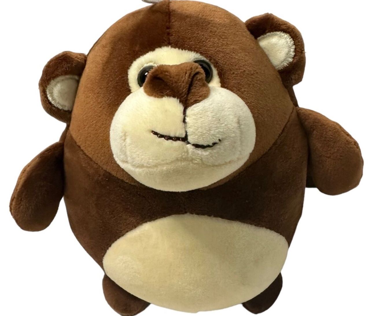 The Toy Factory Brown Monkey Smooshimals Plush 5.5"