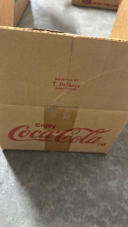 Vintage 4pc Coca Cola glass set new in box