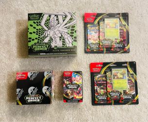 5x Pokemon Cards Perfect Order Lot - Brand New