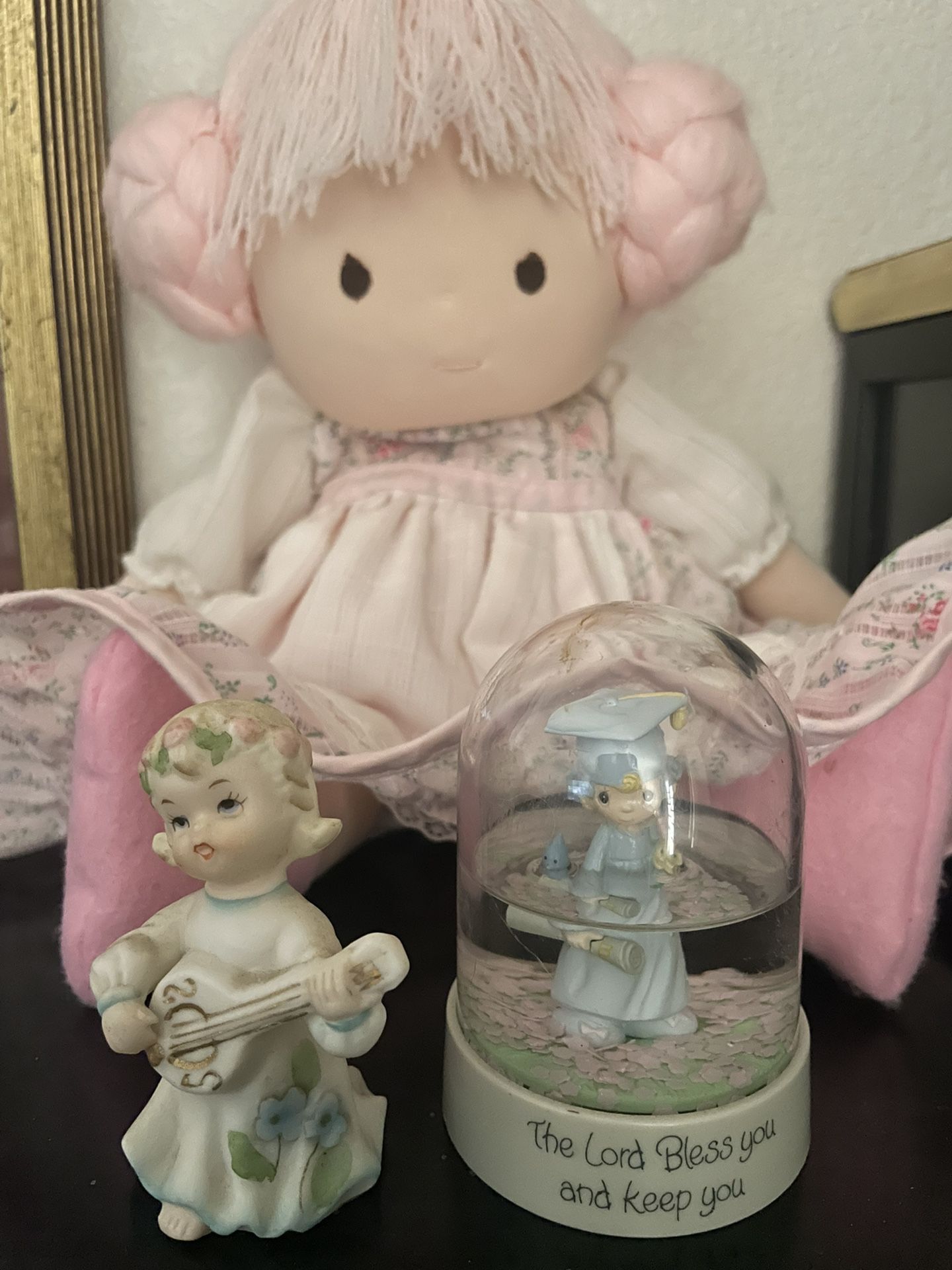 Precious Moments Antique Doll And Figurines