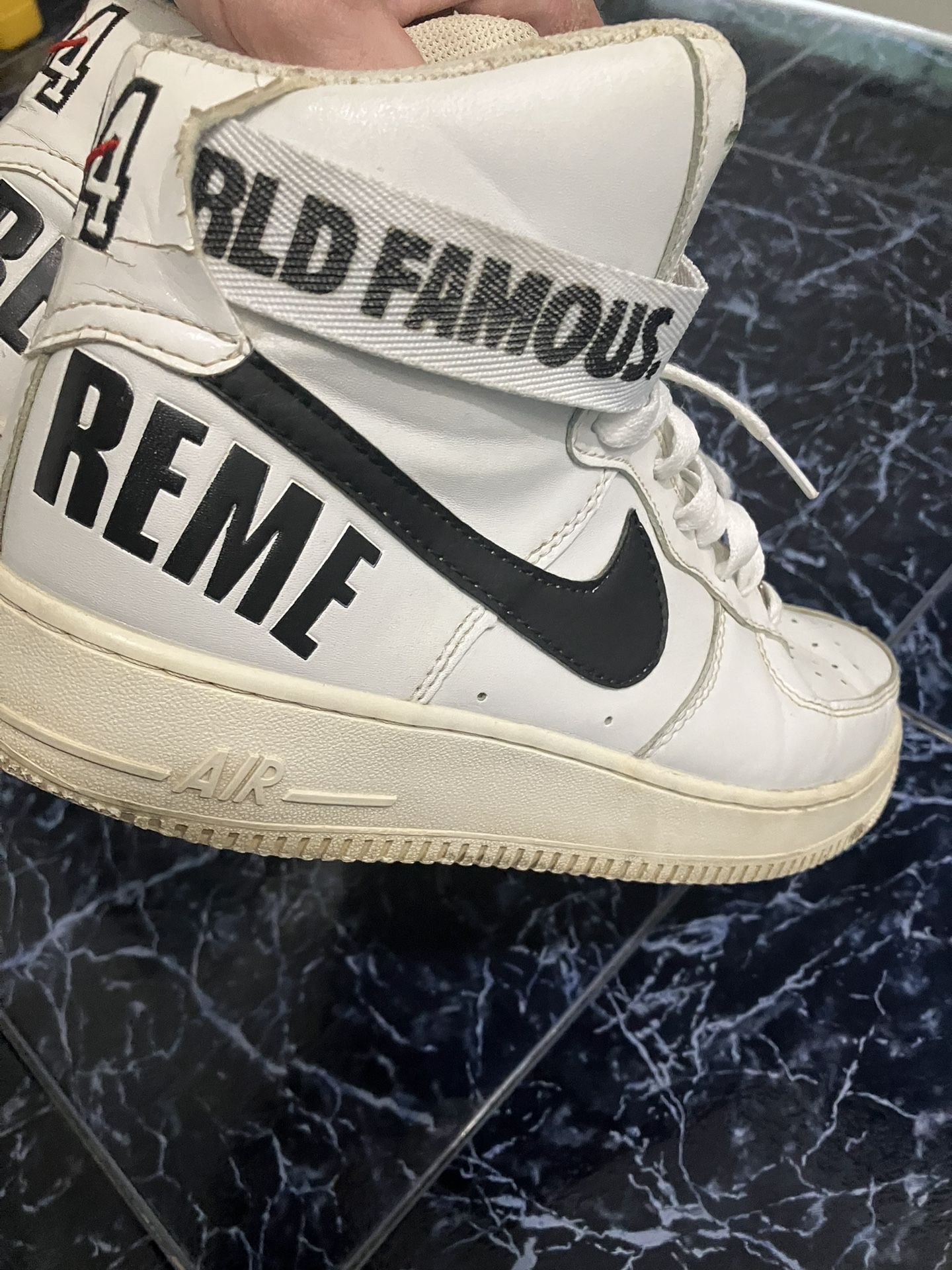 Nike Air Force 1 x supreme super famous high top rare 2014 