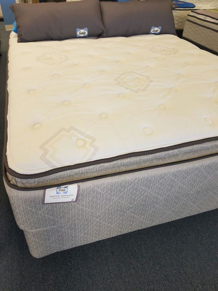 Sealy "Native Dancer plush pillowtop" floor model