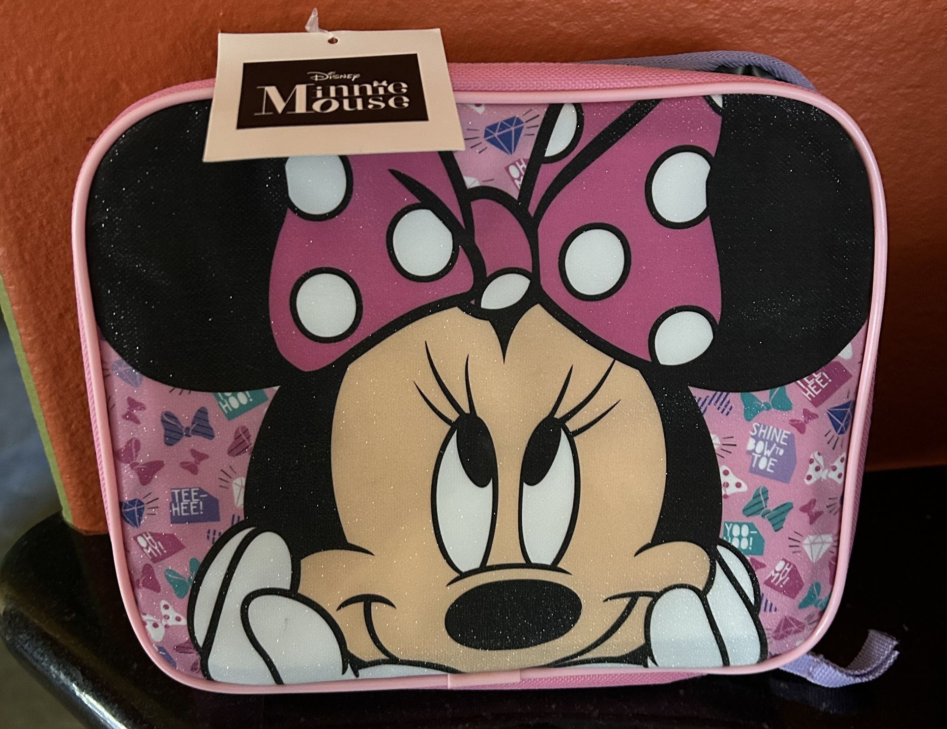 New Minnie Mouse Insulated Lunch Bag. Soft Case 