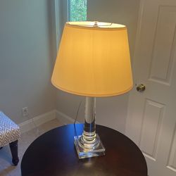 Restoration Hardware Glass Lamp