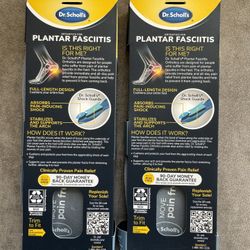 DR. Scholls Plantar Fasciitis Orthotics for Women 