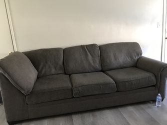 Two Grey Couch Set