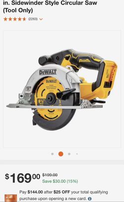 Dewalt Circular Saw