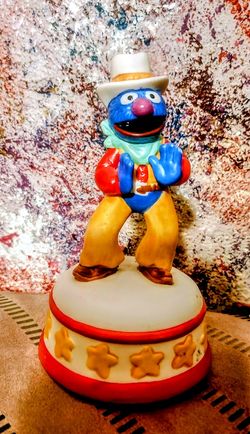 Vintage Grover Cowboy  Muppets Music Player