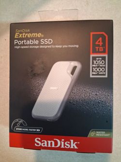 SanDisk Extreme Portable SSD 4TB