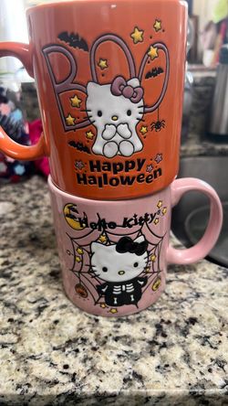 Hello kitty Halloween mugs