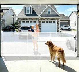 200" Retractable Baby Pet Gate Extra Wide 41" Tall Indoor and Outdoor Gate