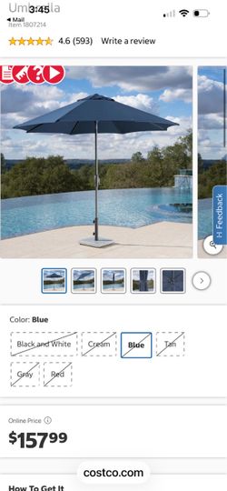 Costco 10 ft market umbrella