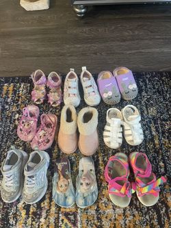 Size 7 and 8  Toddler Shoes In Good Condition  
