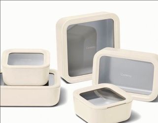 Caraway 5 piece of glass food storage containers