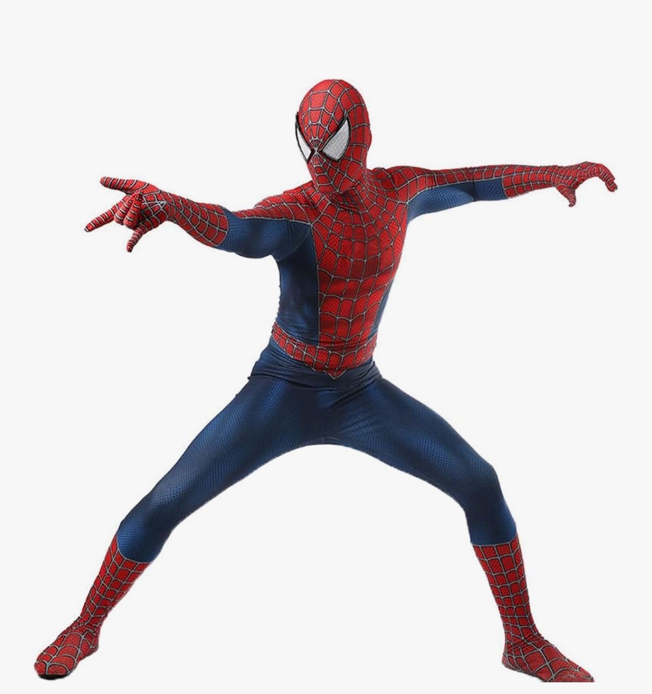 Kids Small Boys Spider Man Tobey Maguire Zentai Costume | Kids Marvel Superhero Jumpsuit and Mask for Dress Up