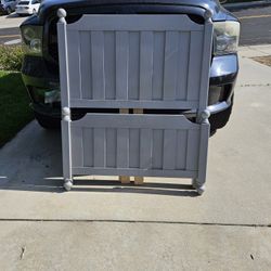 Grey Twin Bed Frame