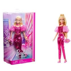 Barbie Deluxe Style Fashion Doll #5 in Metallic Pink Outfit JFP40