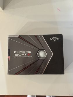 Callaway Chrome Soft X golf balls