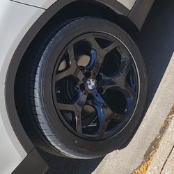 Black 20 Inch Rims And Tires Package 