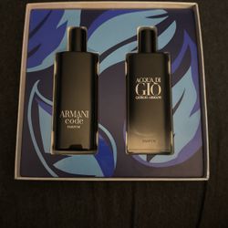 Giorgio Armani 2-pcs Bundle Set With Box (never Used)