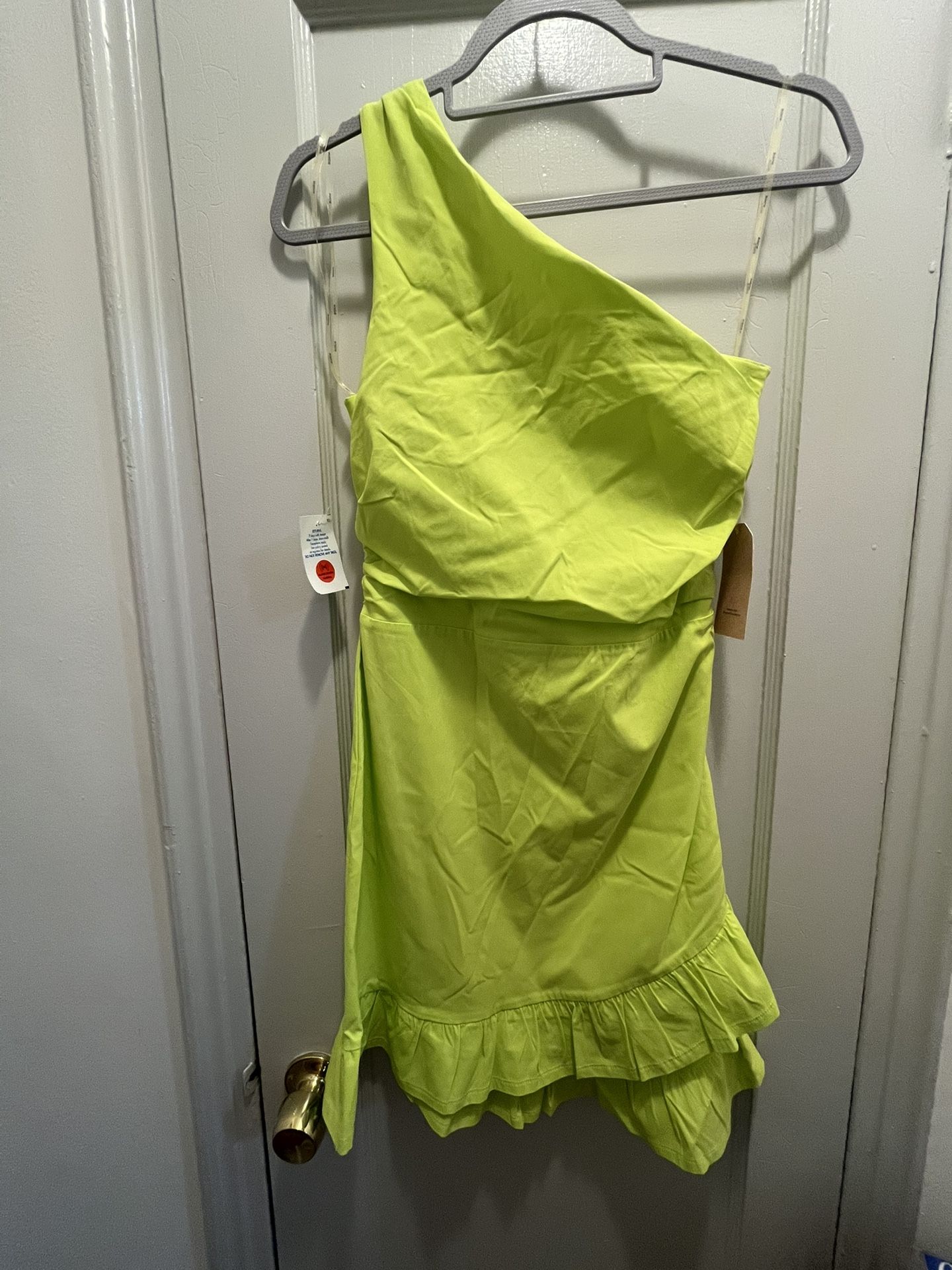 Lime Green Dress