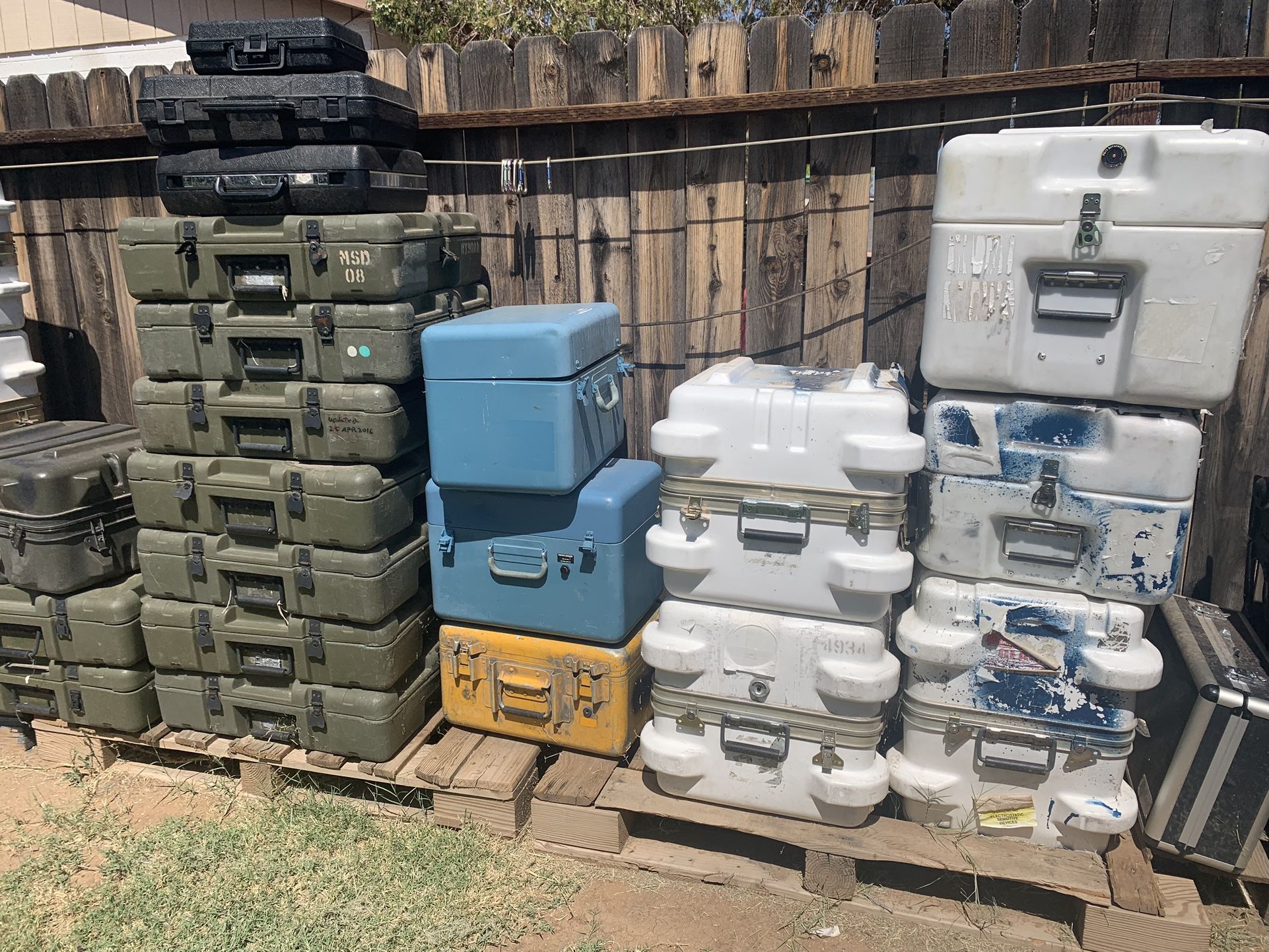 Military storage containers