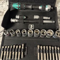 Wera SA 6 Zyklop Metric Speed Ratchet Set, 28 Piece, 1/4" Drive set 