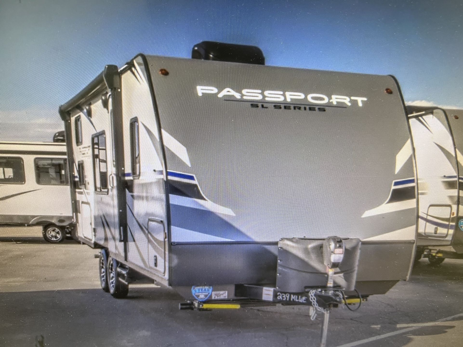 2021 PASSPORT 23ft(239Mlwe) Trailer 