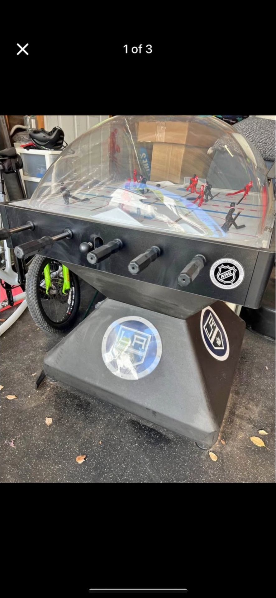 LA Kings Bubble Hockey Table Game