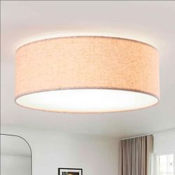 Lornwick 18-inch Drum Flush Mount Ceiling Light