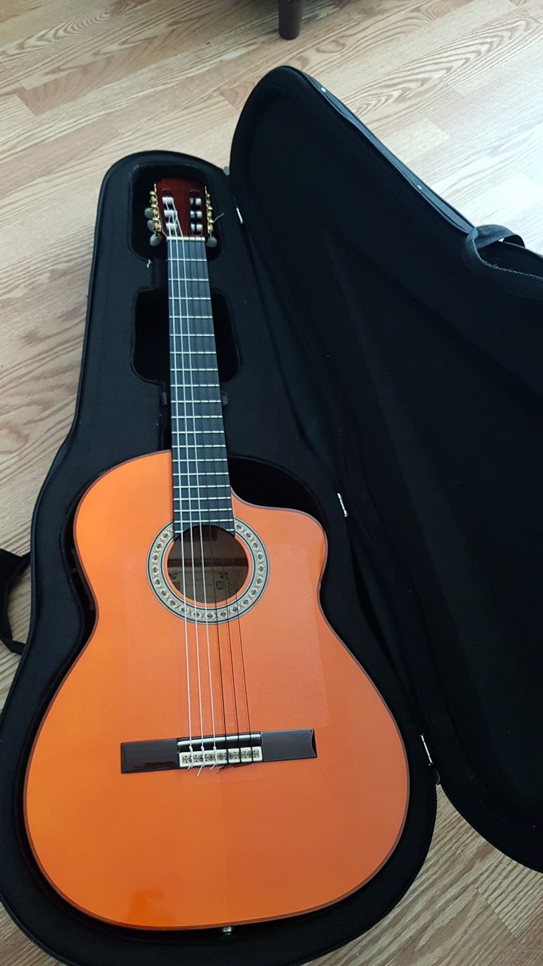 Flamenco Guitar Juan Montes Rodriguez with Fishman Pro blend pickup