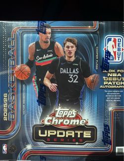 2025/26 Topps Chrome Update Series Basketball MEGA box