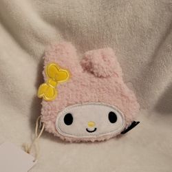 My Melody fuzzy coin purse