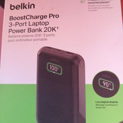 Boost Charge pro 3 Port Laptop Power Bank 20k