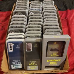 49 Onn Cellphone Cases Lot/All New