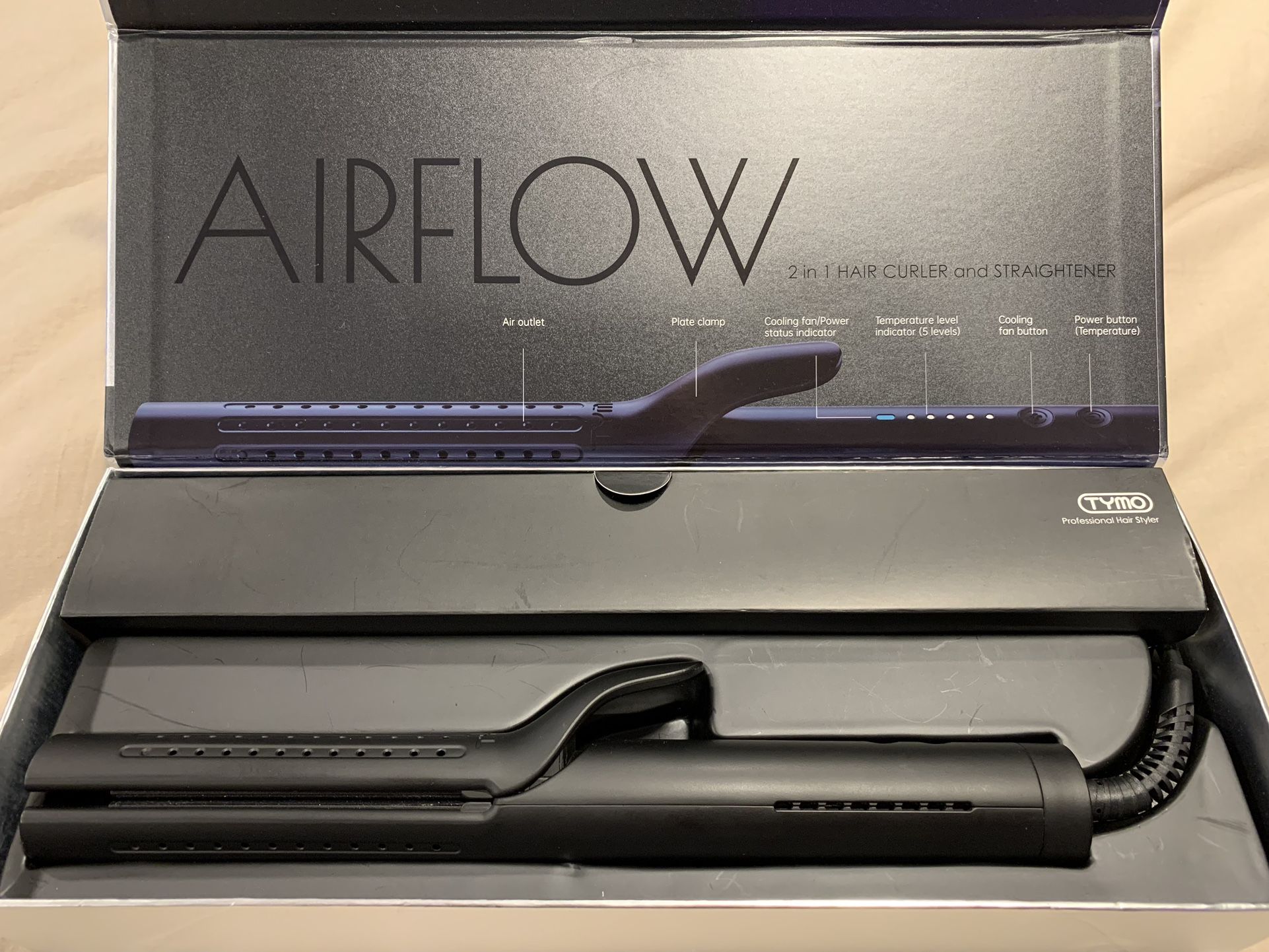 Airflow 2 in 1 Curler Straightener