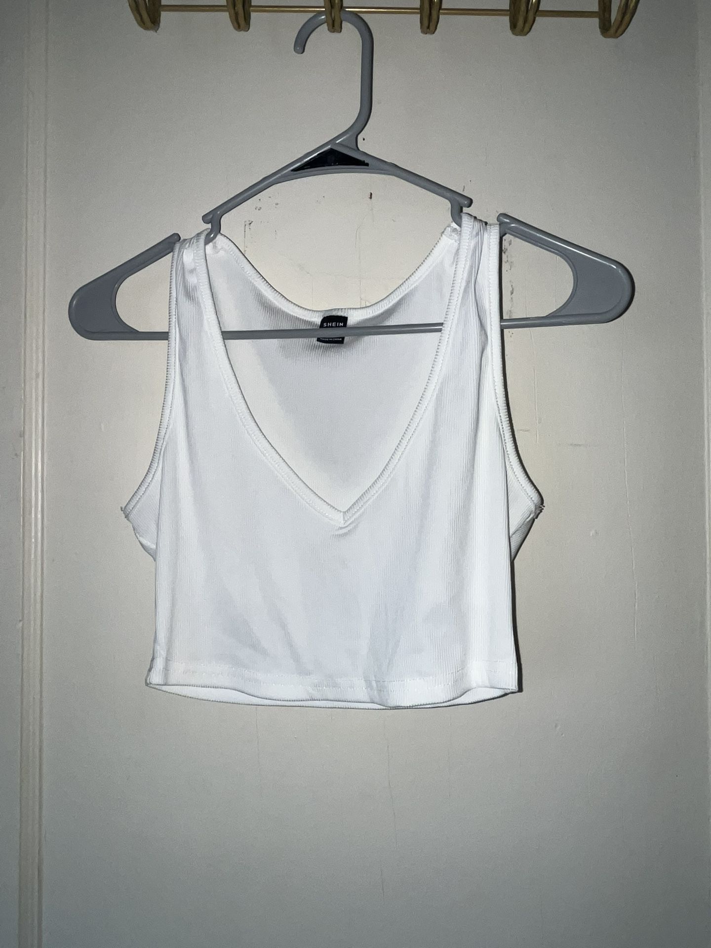 White Crop Top