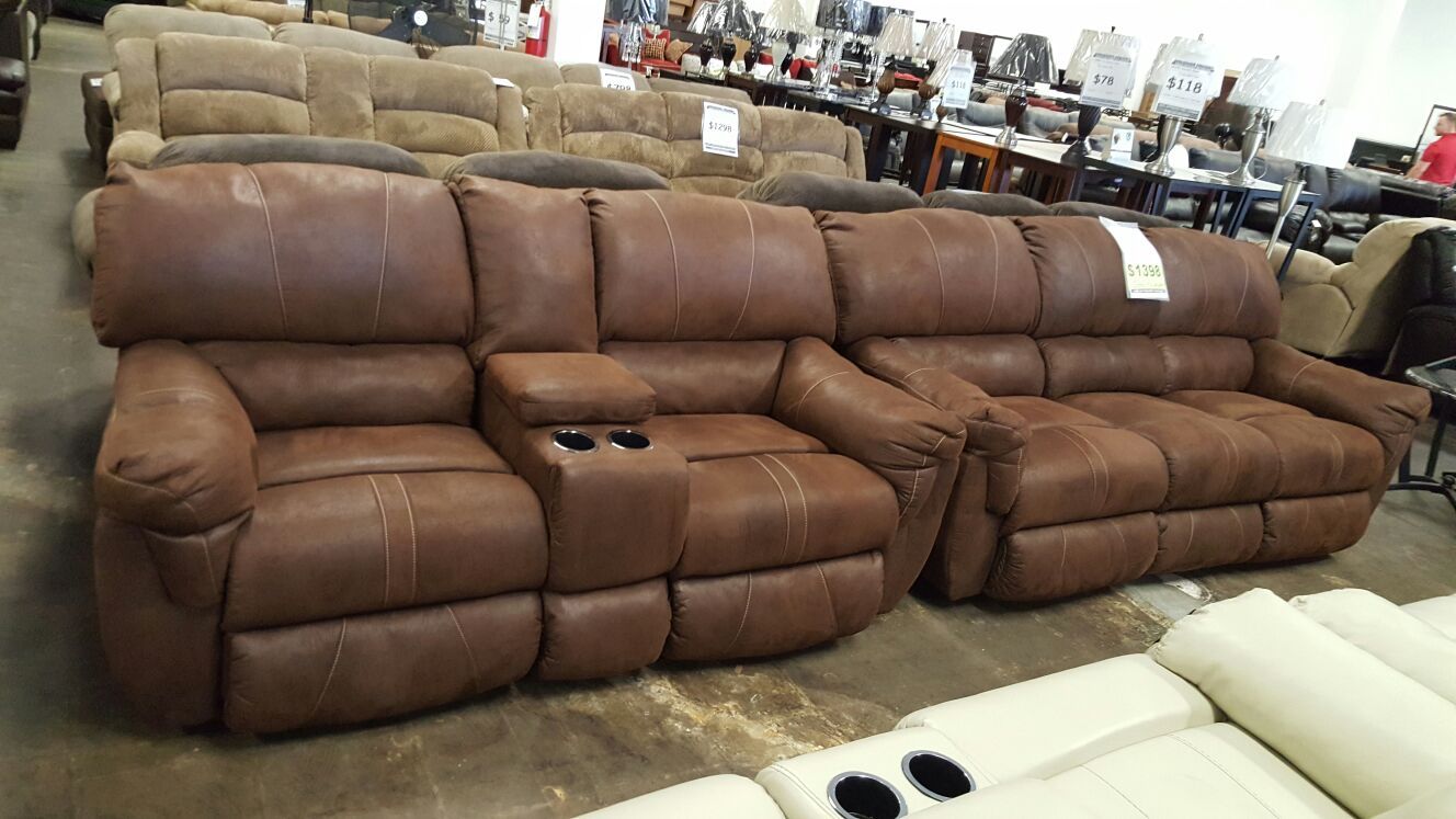 Simmons reclining sofa and loveseat