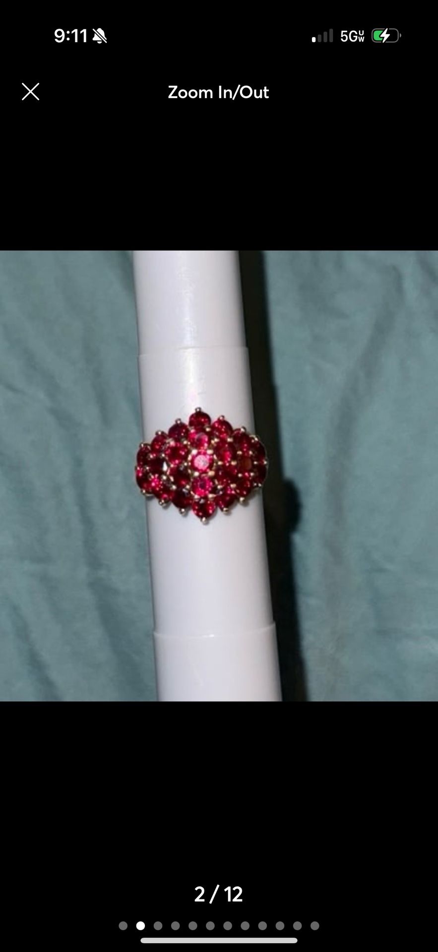 Rubies Cocktail Ring