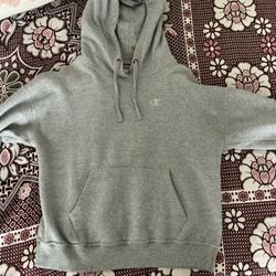 Champion grey hoodie (small)