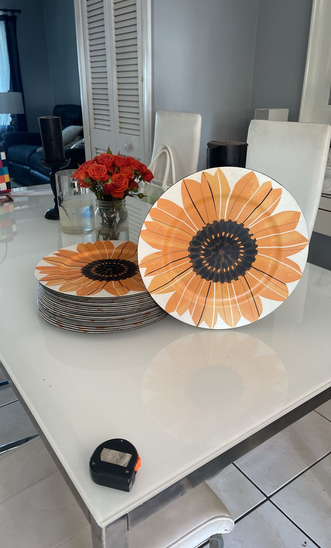 Sunflower Charger Plate