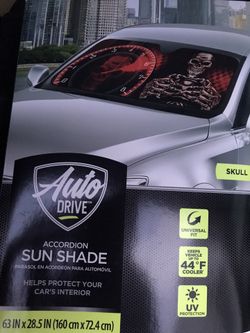 Auto Drive Accordion SUN SHADE Protection For Vehicle Windshield.