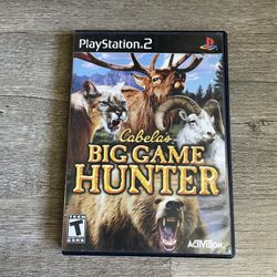 Cabela’s Big Game Hunter PS2 PlayStation 2 